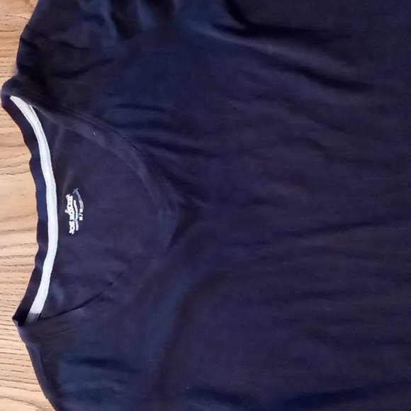 Joe Boxer Juniors Black w Grey Trim Tee Shirt sz M - Picture 2 of 6